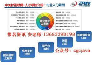 中关村互联网营销与大数据培训 Java技术赋能与“先就业后付款”模式解析